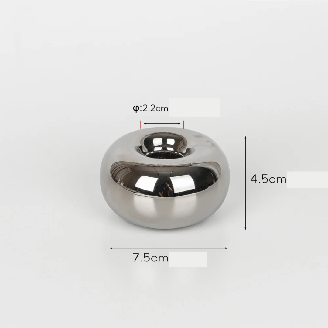 Electroplating Silver Candlestick Holder
