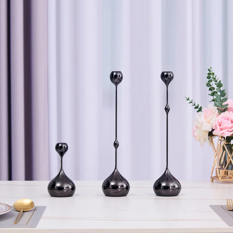 Nordic Spark Silver/Gold Candle Holder