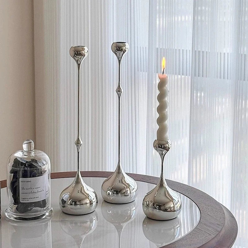 Nordic Spark Silver/Gold Candle Holder