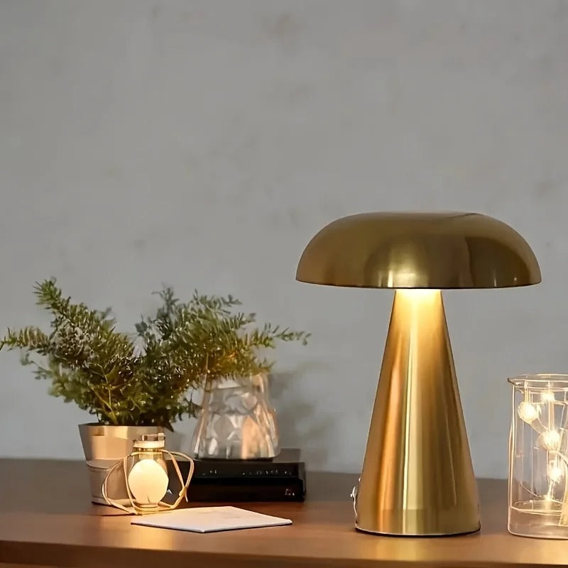 Modern Rechargeable Mushroom Lamp