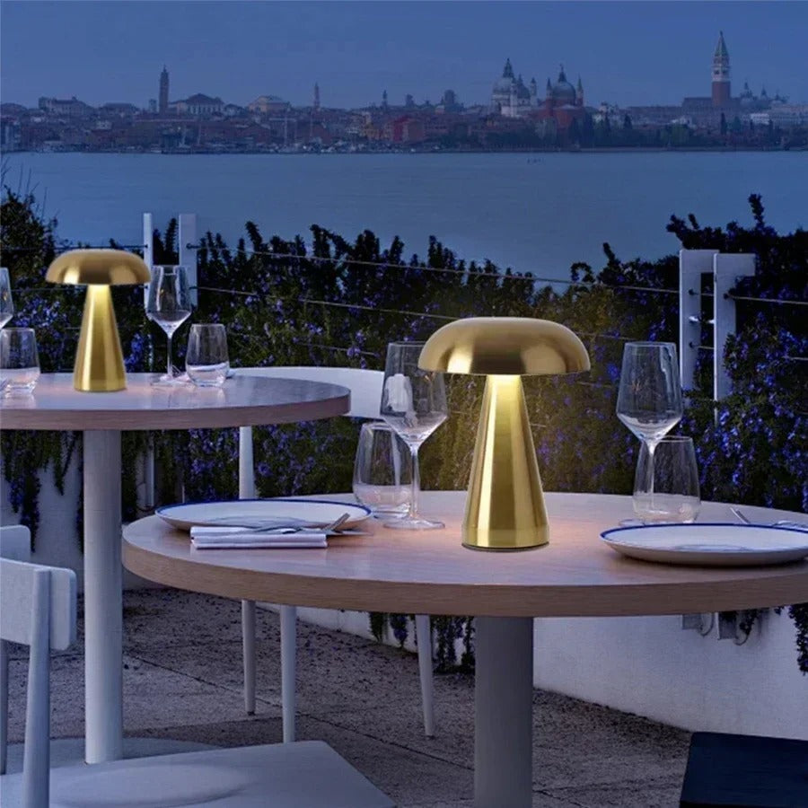 Modern Rechargeable Mushroom Lamp