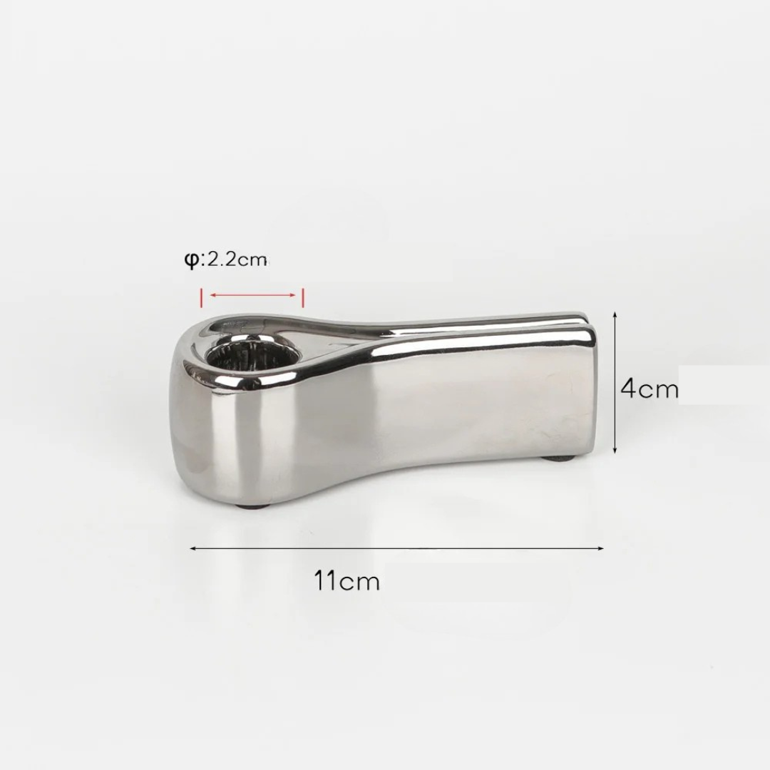 Electroplating Silver Candlestick Holder