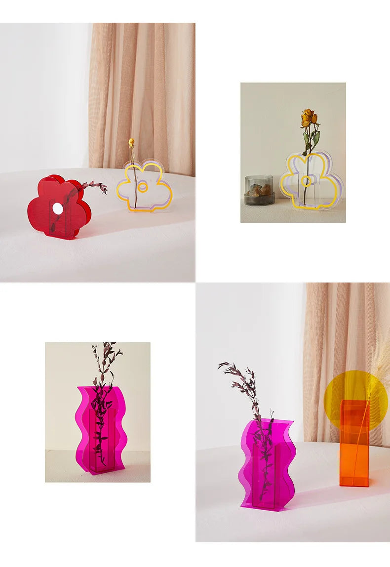 Modern Acrylic Vase