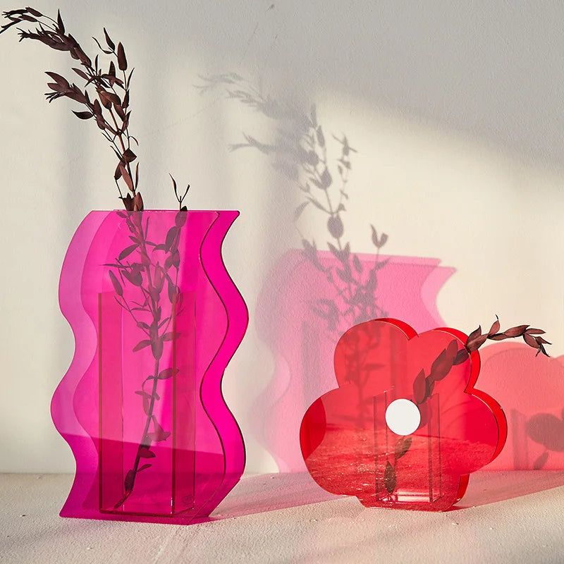 Modern Acrylic Vase