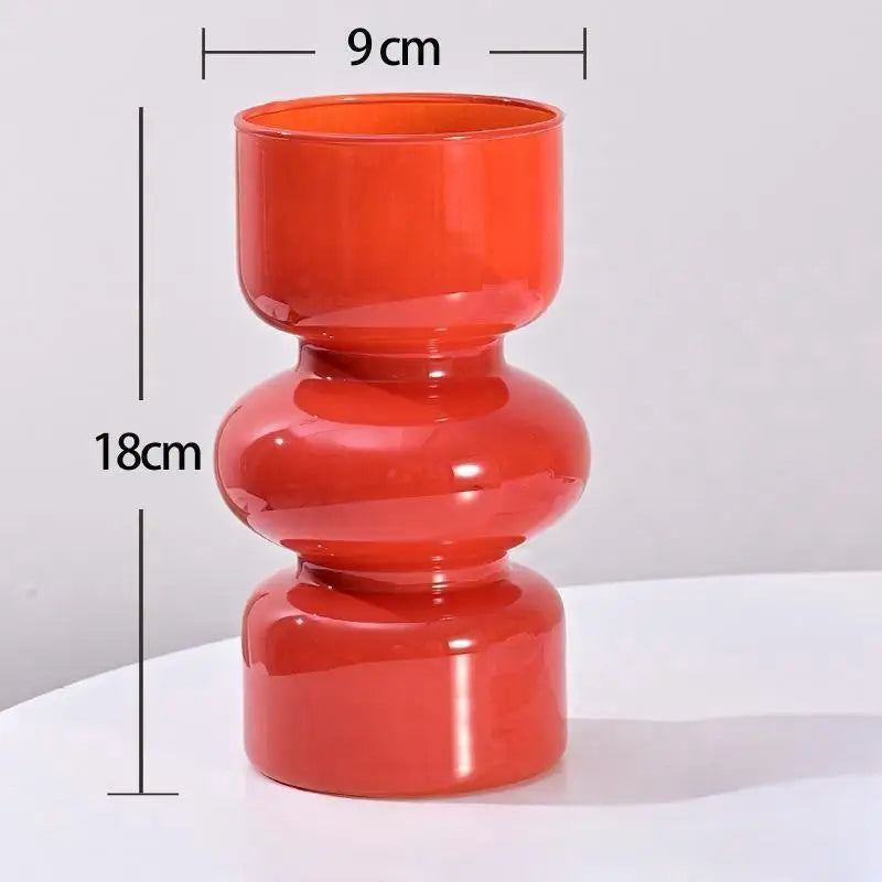 Nordic Retro Glass Vase