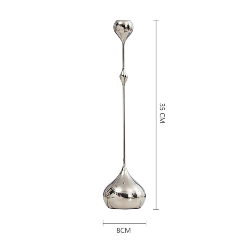 Nordic Spark Silver/Gold Candle Holder