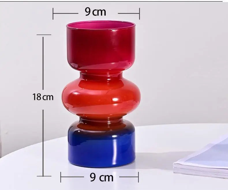 Nordic Retro Glass Vase