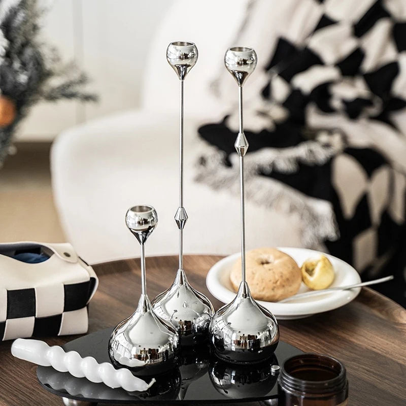Nordic Spark Silver/Gold Candle Holder