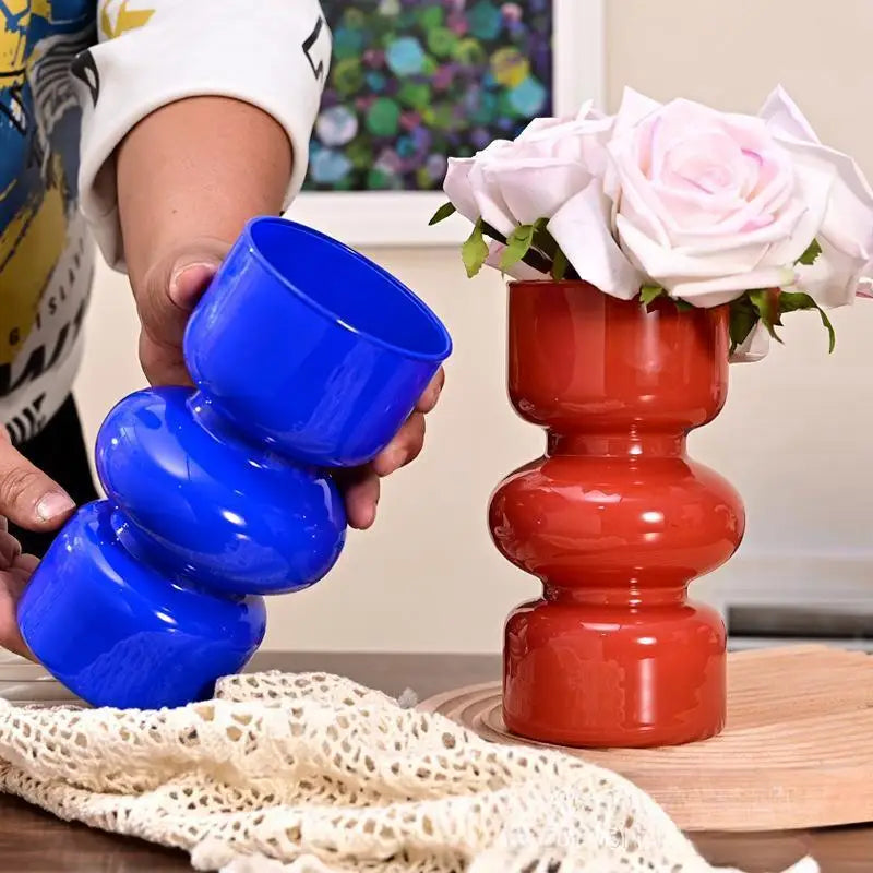 Nordic Retro Glass Vase