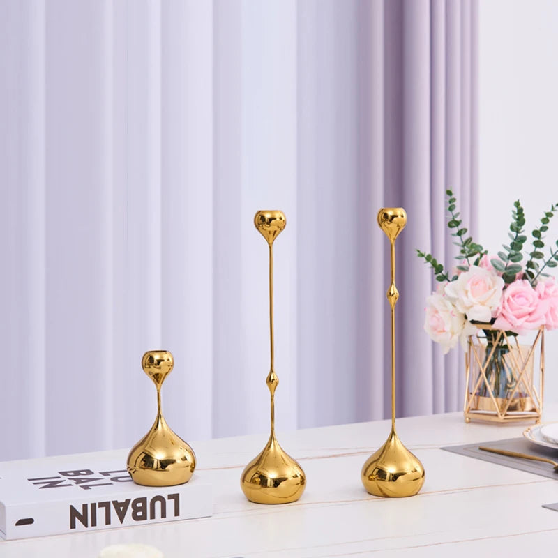 Nordic Spark Silver/Gold Candle Holder