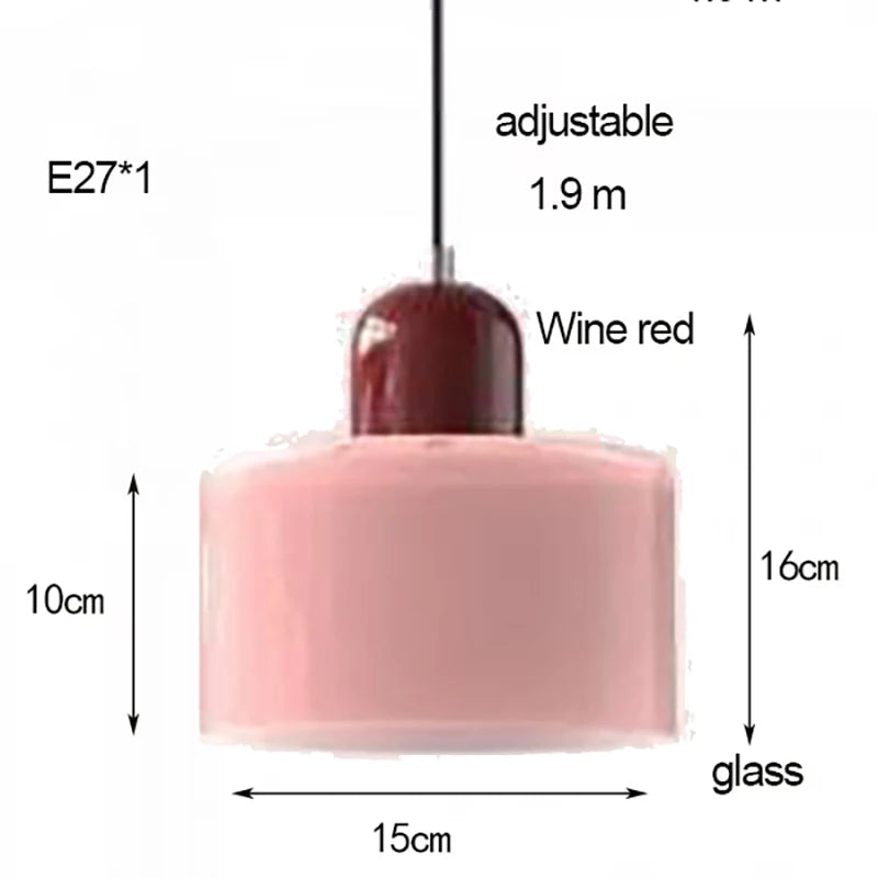 Retro Glass Pendant Lamp