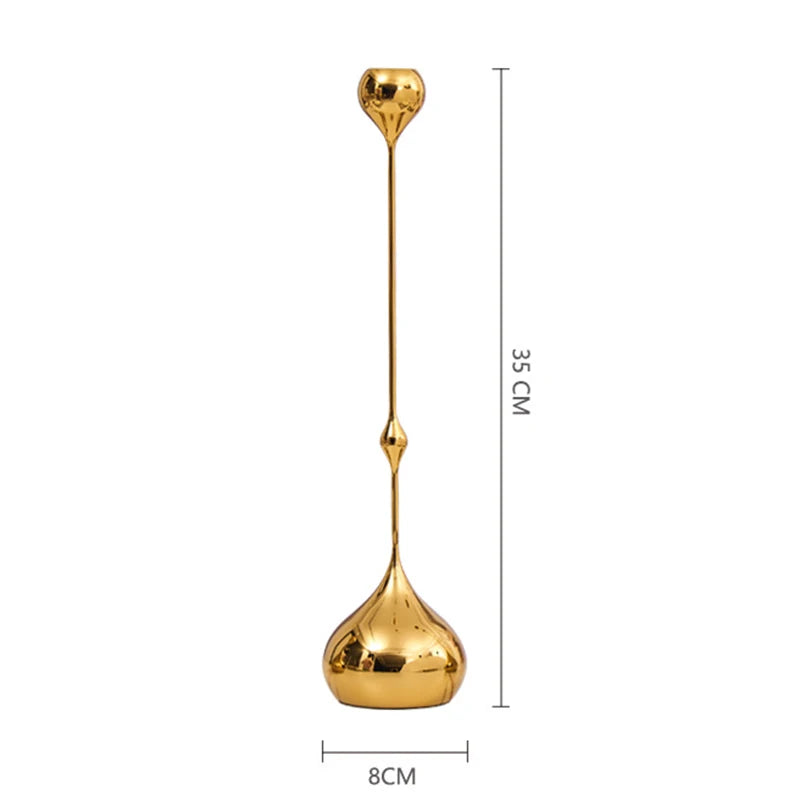 Nordic Spark Silver/Gold Candle Holder