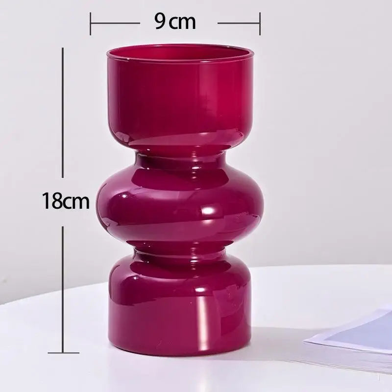 Nordic Retro Glass Vase