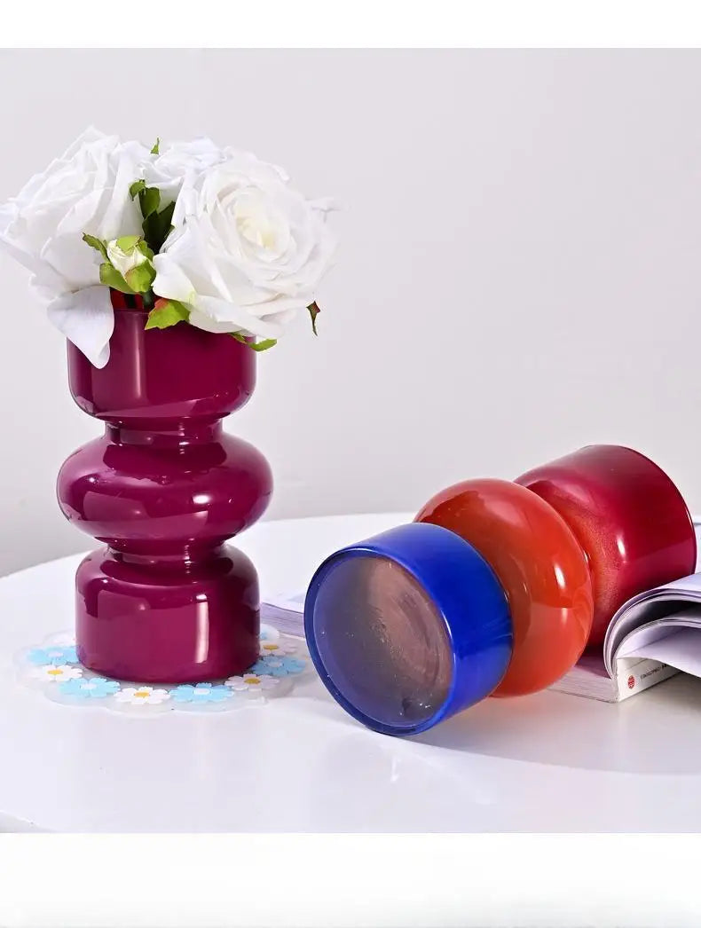 Nordic Retro Glass Vase