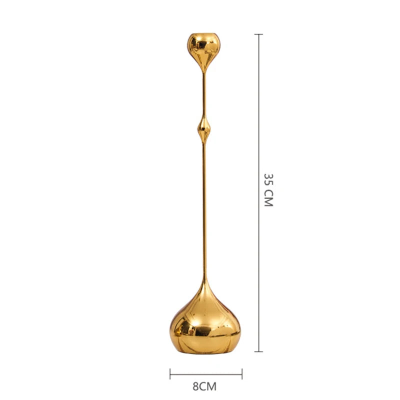 Nordic Spark Silver/Gold Candle Holder