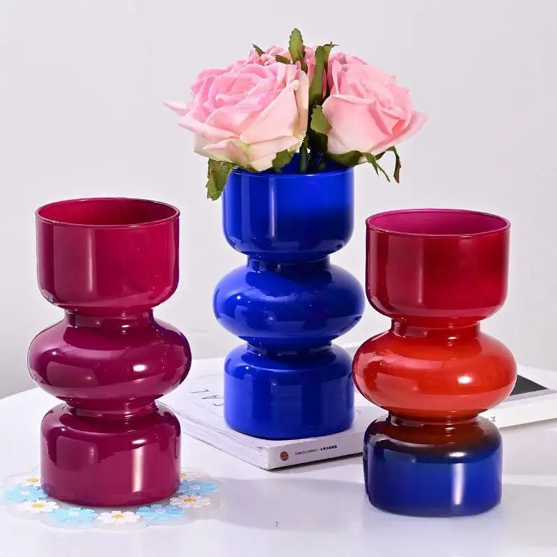 Nordic Retro Glass Vase
