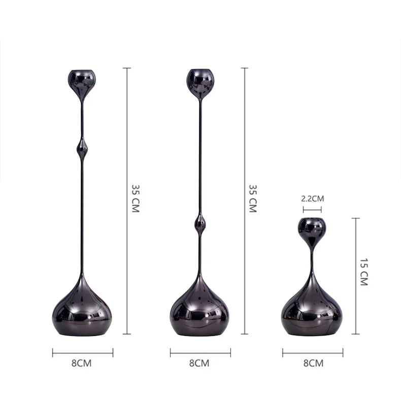 Nordic Spark Silver/Gold Candle Holder