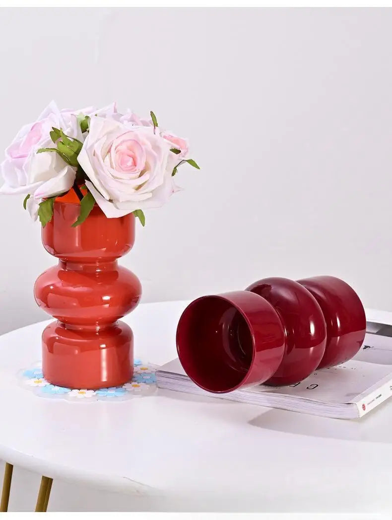 Nordic Retro Glass Vase