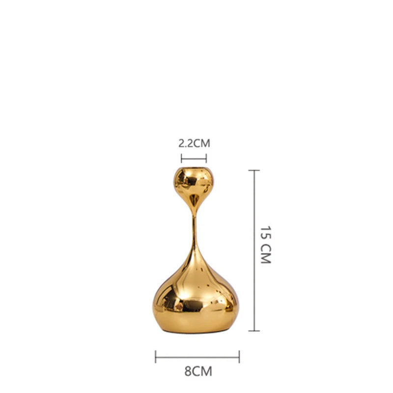 Nordic Spark Silver/Gold Candle Holder