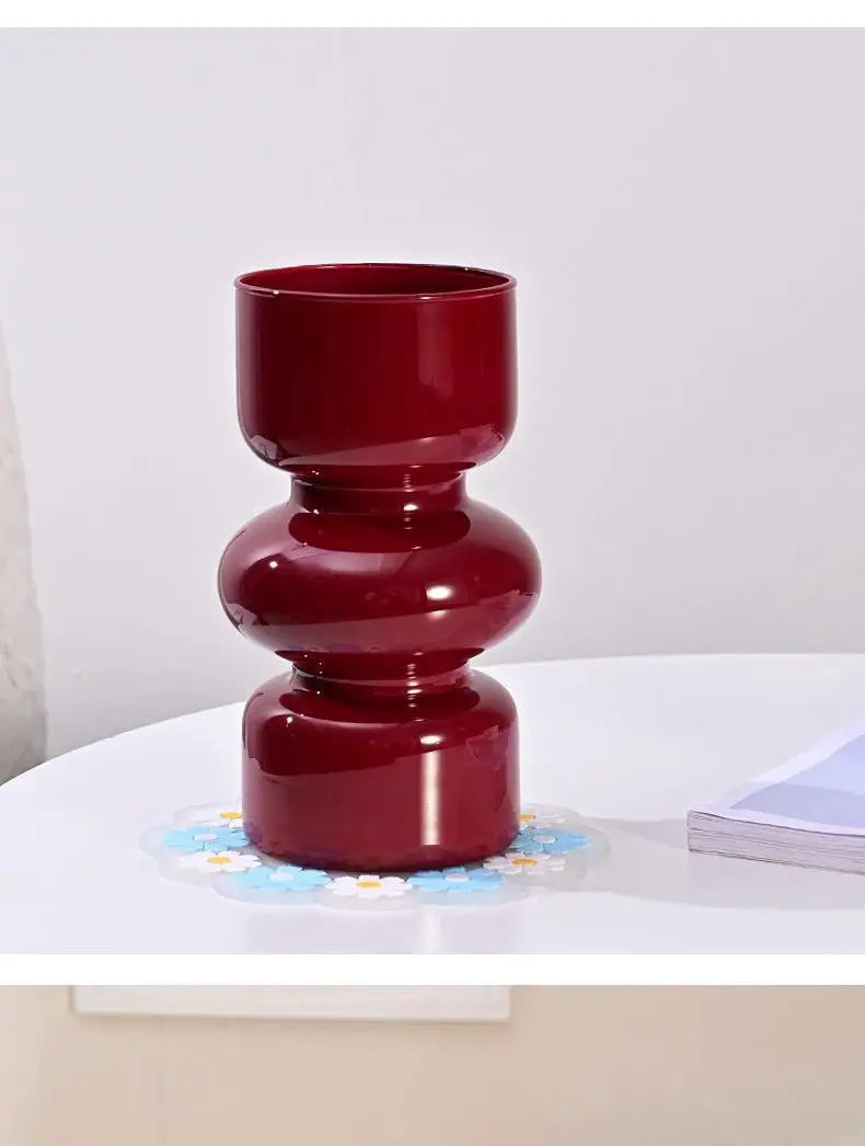 Nordic Retro Glass Vase