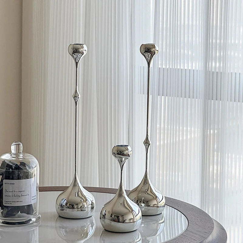 Nordic Spark Silver/Gold Candle Holder